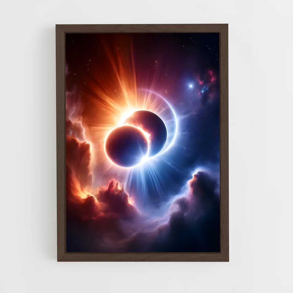 Poster Éclipse Éthérée – affiche Étoiles (vue 5)